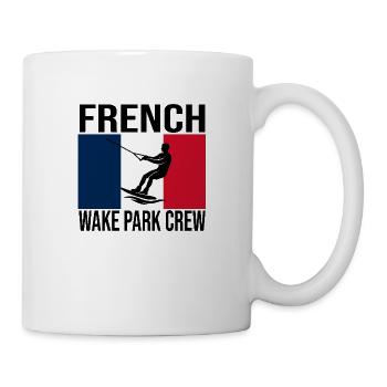 French Wake Park Crew Flag Tee - Tasse - Weiß - Rechts