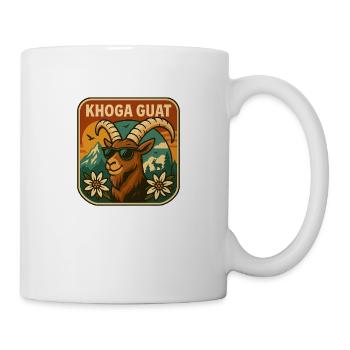 khoga guat steinbock - Tasse - Weiß - Rechts