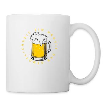 Ein Prosit der Gemütlichkeit - Tasse - Weiß - Rechts