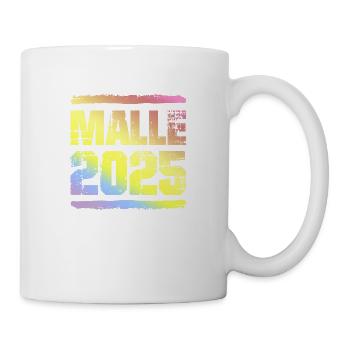 Malle 2025 Bunt - Tasse - Weiß - Rechts