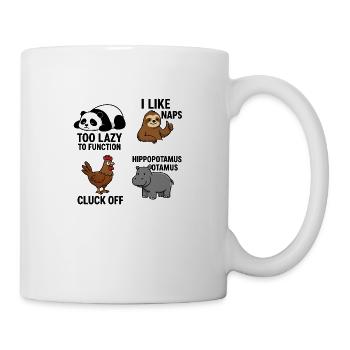 Tierisch lustig! - Tasse - Weiß - Rechts