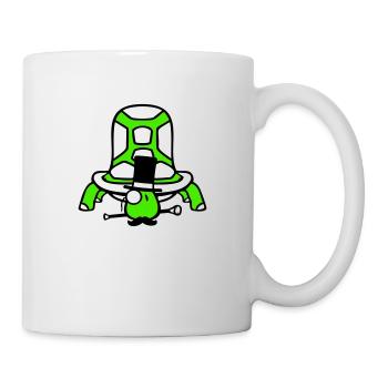 Mr. Turtle Sir Mr. Gentleman Empire Top Hat - Mug - white - Right