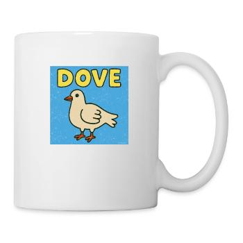Dove - Frieden raus - Tasse - Weiß - Rechts
