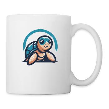Meeresschildkröte - Tasse - Weiß - Rechts