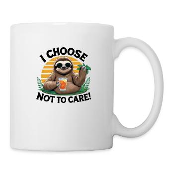 Ambiance de paresseux paresseux - Mug blanc - blanc - Droite