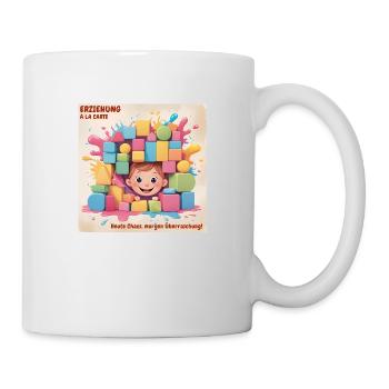 Erziehung á la carte - Tasse - Weiß - Rechts