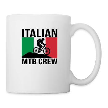 Italian MTB Crew Mountain Bike Shirt - Mug - white - Right