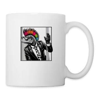 Lizard T-shirt Costume Reptile Stylish Swag - Mug - white - Right