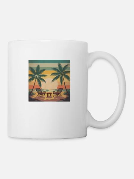Sommerferien - Tasse - Weiß