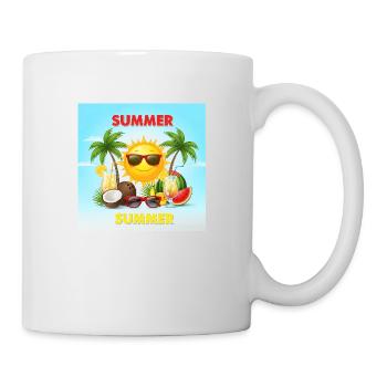 Summer holidays Summer holidays in the sun - Mug - white - Right