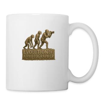 Evolution of a Photographer - Tasse - Weiß - Rechts