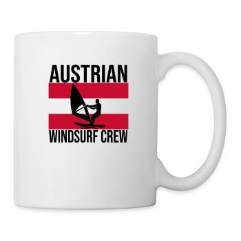 Austrian Windsurf Crew Shirt - Tasse - Weiß - Rechts