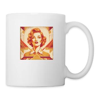 Design rétro - Mug blanc - blanc - Droite