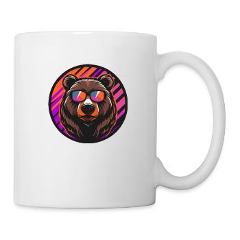 Bear Comic Cool - Mug - white - Right