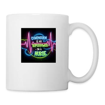 Conceptions d’infirmière en congé - Mug blanc - blanc - Droite
