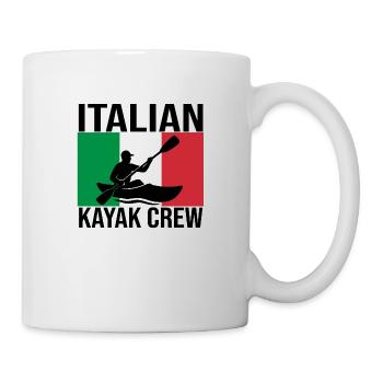 Italian Kayak Crew Chemise de kayak - Mug blanc - blanc - Droite