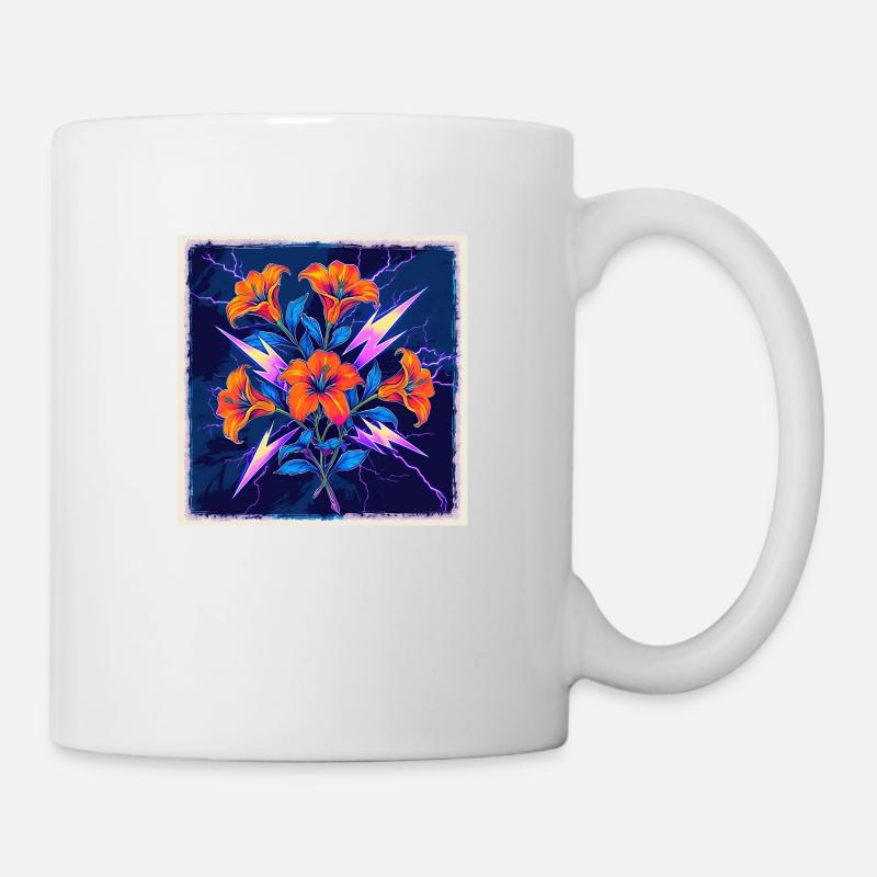 Fleur - Mug blanc - blanc