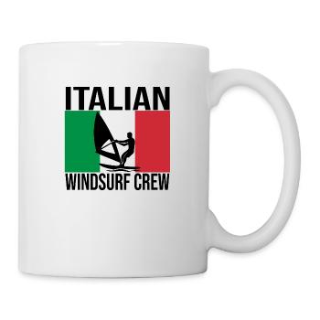 Chemise ras du cou italienne Windsurf - Mug blanc - blanc - Droite