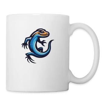Eidechse mit Klaue - Tasse - Weiß - Rechts