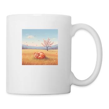 Traumlandschaft mit fliegendem Rochen - Tasse - Weiß - Rechts