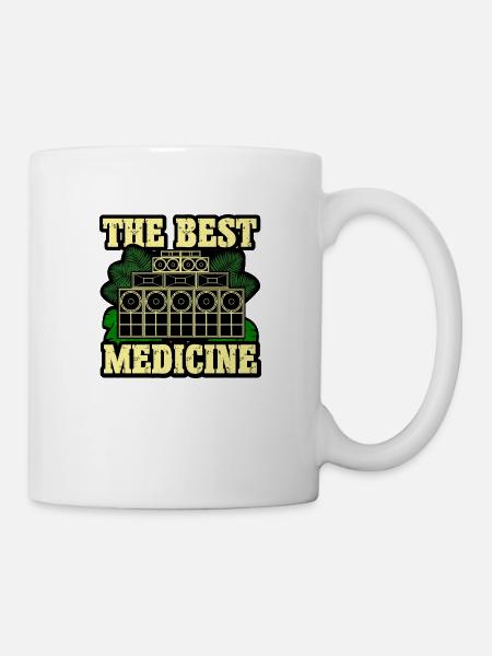 Heilung durch Musik - Tasse - Weiß