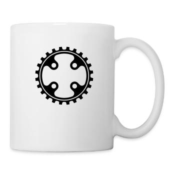 MTB Gear – Bike Passion – MTB Loyality - Tasse - Weiß - Rechts