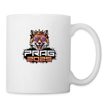 Prag 2025 Party Fuchs - Tasse - Weiß - Rechts