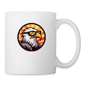Adler Comic Cool - Tasse - Weiß - Rechts