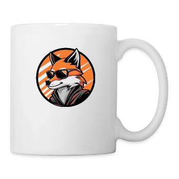 Fuchs Comic Cool - Tasse - Weiß - Rechts