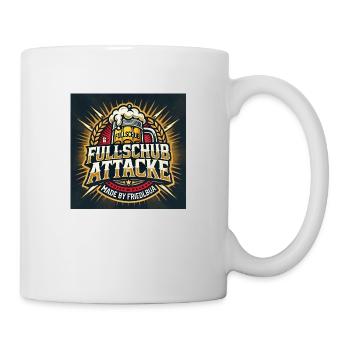 FULLSCHUB ATTACKE - Tasse - Weiß - Rechts