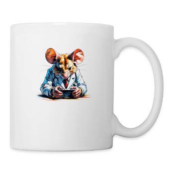 Dr.Souris jeu - Mug blanc - blanc - Droite