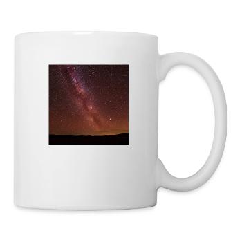 Image de comparaison ciel étoilé - Mug blanc - blanc - Droite