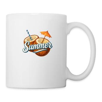 Ambiance estivale - Mug blanc - blanc - Droite