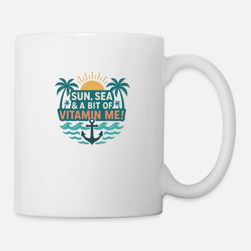 Sommer Sonne Sonnenschein - Tasse - Weiß