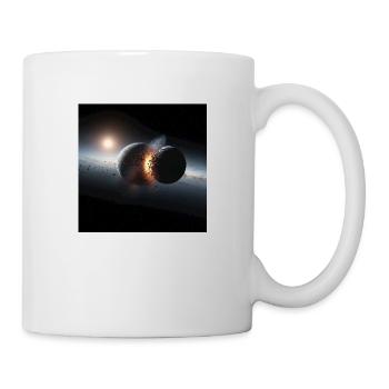 Kosmisches Eclipse Design - Tasse - Weiß - Rechts