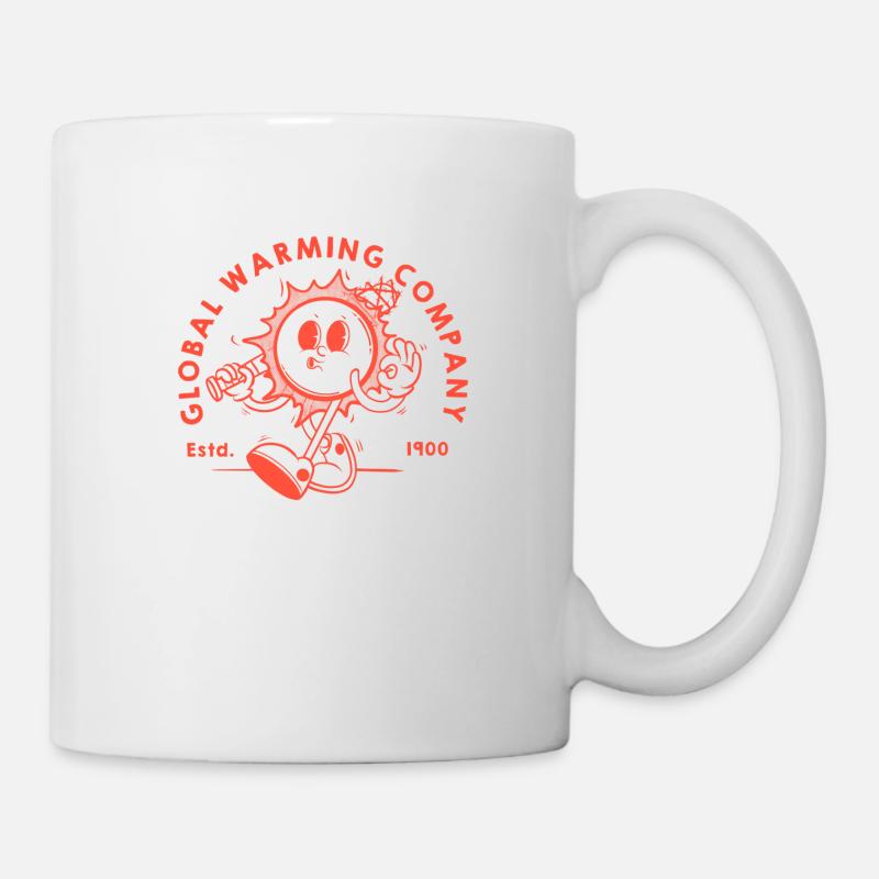 Global warming 2 - Mug blanc - blanc