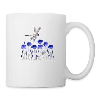 Libellule - Mug blanc - blanc - Droite