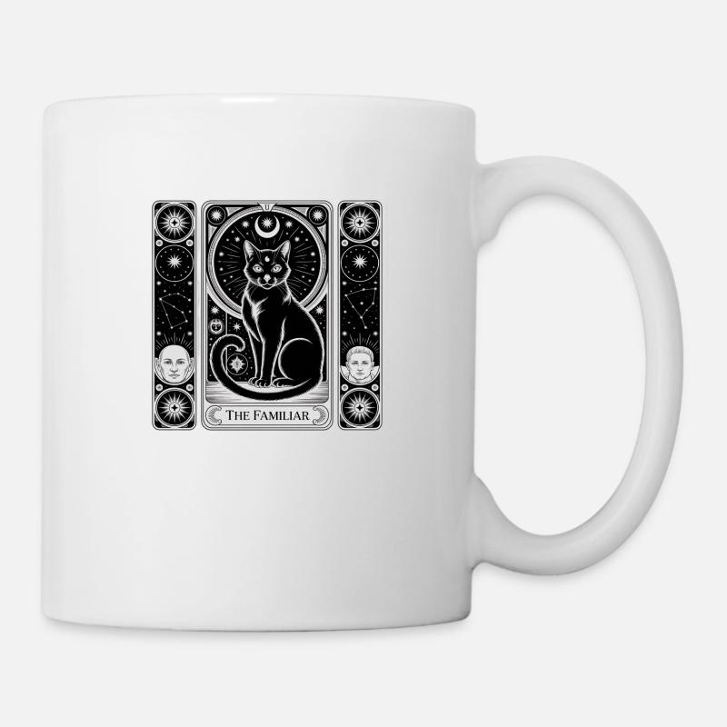 Die bekannte Tarotkarte - Tasse - Weiß