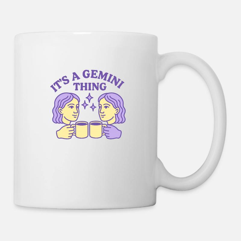 It's a Gemini Thing - Zwillinge Sternzeichen - Tasse - Weiß