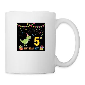 Birthday Boy - 5ème anniversaire - Mug blanc - blanc - Droite