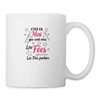 fille / fée / princesse / bébé - Mug blanc - blanc - Droite