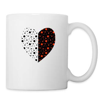 Herz - Tasse - Weiß - Rechts