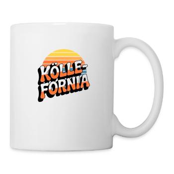 Koellefornia | Kölle vs. Kalifornien - Tasse - Weiß - Rechts