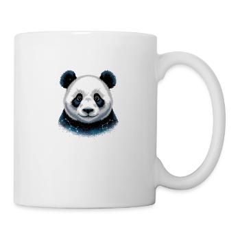 Niedlicher Panda Aufkleber - Tasse - Weiß - Rechts