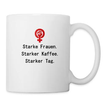 Le pouvoir des filles - Mug blanc - blanc - Droite