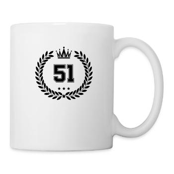 Armoiries 51 - Mug blanc - blanc - Droite