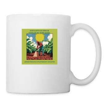 Arbeit ohne Schutz? - Tasse - Weiß - Rechts