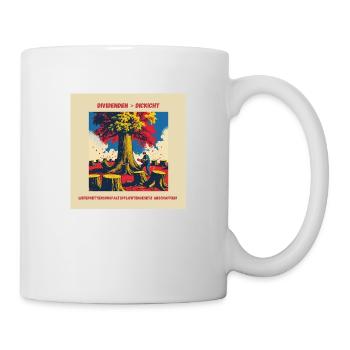 DIVIDENDEN STATT DICKICHT - Tasse - Weiß - Rechts