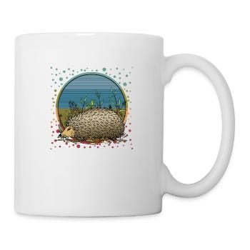 Igel - Tasse - Weiß - Rechts