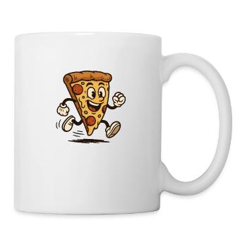 pizza bunt - Tasse - Weiß - Rechts